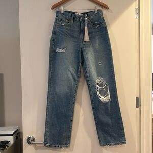 Brand new daze high rise dad jean